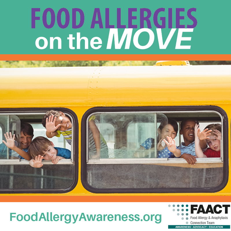 Food allergies are on the move